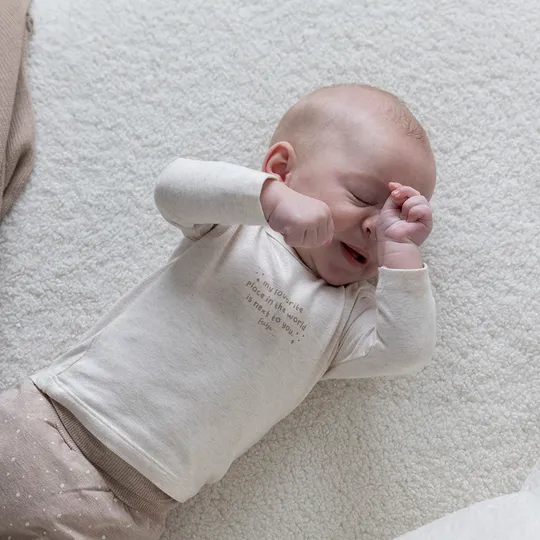 Feetje The Magic is in You AOP Broek - Taupe Melange