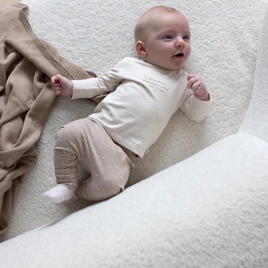 Feetje The Magic is in You AOP Broek - Taupe Melange