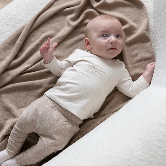 Feetje The Magic is in You AOP Broek - Taupe Melange