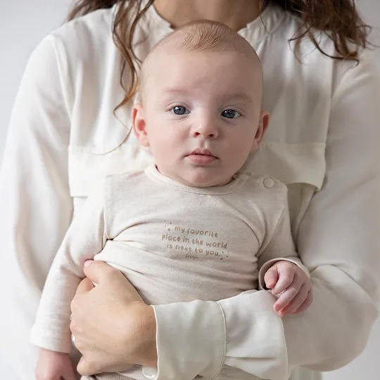 Feetje The Magic is in You AOP Broek - Taupe Melange