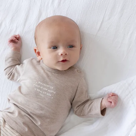 Feetje The Magic is in You T-Shirt - Taupe Melange