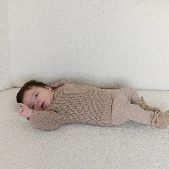 Feetje The Magic is in You Rib Broek - Taupe Melange