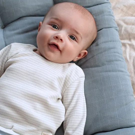 Feetje The Magic Is In You Longsleeve Rib Met Streep - Blauw