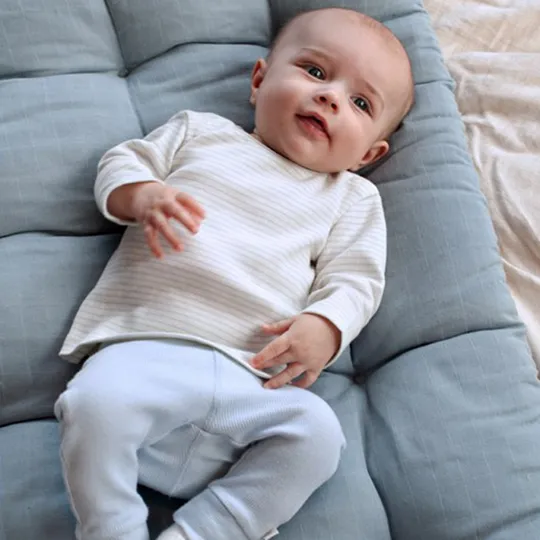 Feetje The Magic Is In You Longsleeve Rib Met Streep - Blauw