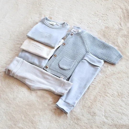 Feetje The Magic Is In You Broek Rib Met Streep - Blauw