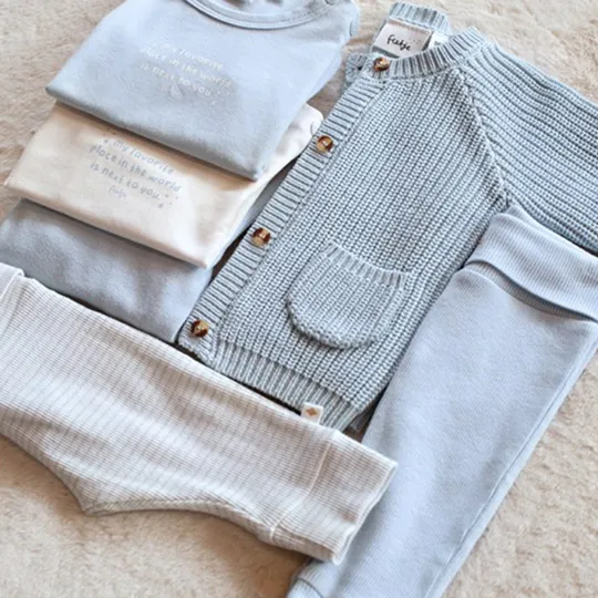 Feetje The Magic Is In You Broek Rib Met Streep - Blauw