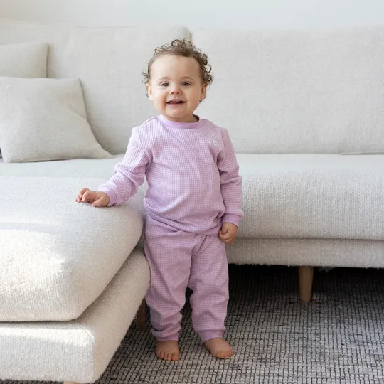 Feetje Wafelpyjama - Maat 56 - Lila 