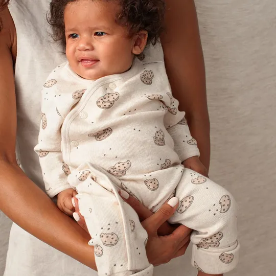 Feetje Geschenkset 1 delig pak + muts Offwhite Melange Maat 44