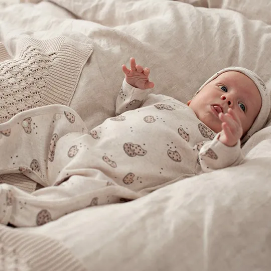 Feetje Geschenkset 1 delig pak + muts Offwhite Melange Maat 44