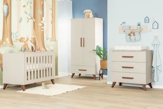 TWF Babykamer Salerno Walnoot