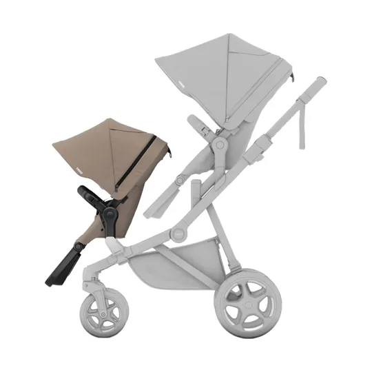 Thule Sleek 2 - Tweede Zitje - Tinted Taupe