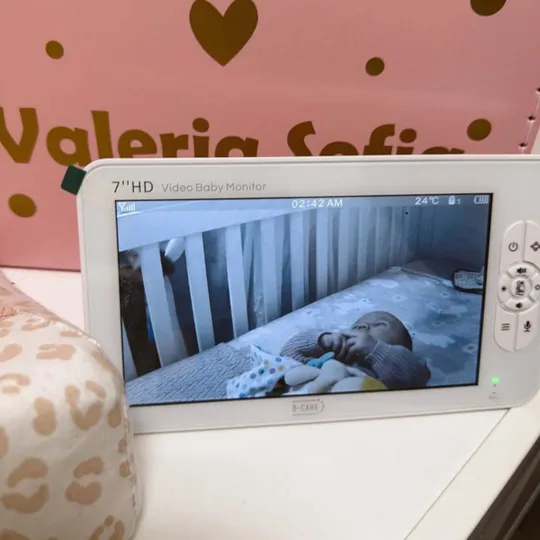 B-Care Baby Sparkle Ultimate Babyfoon - 7 Inch