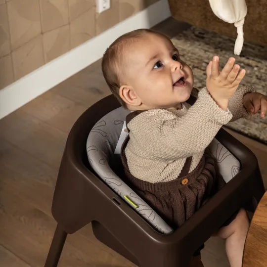 Stoohl Kinderstoel incl. Zitverkleiner + Eetblad + Tuigje
