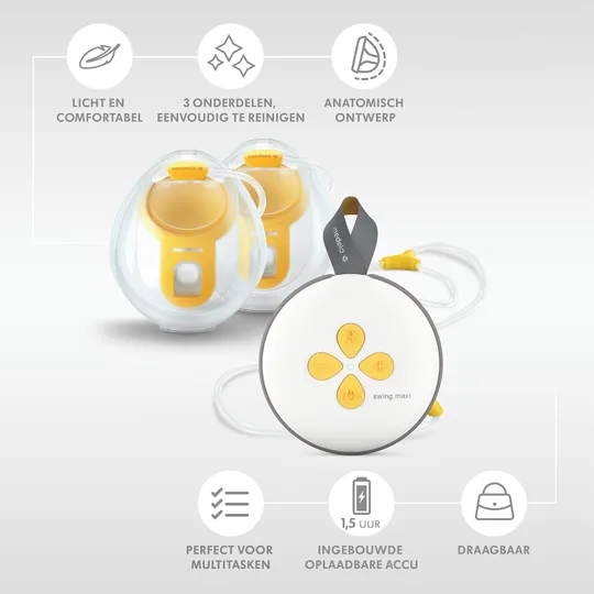 Medela Borstkolf - Swing Maxi™ Hands-free - Dubbel Elektrisch