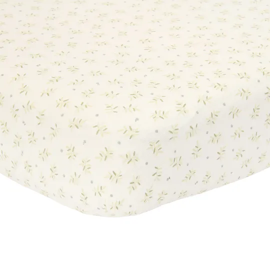 Little Dutch Hoeslaken Junior - 70 x 140 / 150 cm - Blueberry Leaves