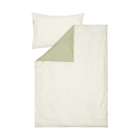 Little Dutch Dekbedovertrek Peuter - 120 x 150 cm + 50 x 60 cm - Blueberry Leaves