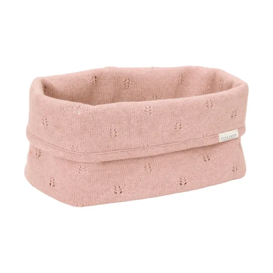 Little Dutch Pure Commodemandje Groot -  25 x 15 x 10 cm - Gebreid - Blossom