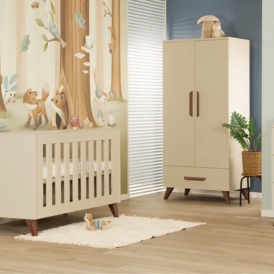 TWF Babykamer Salerno Walnoot