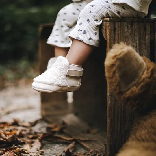 Baby Dutch Teddie Babyboots - Natural
