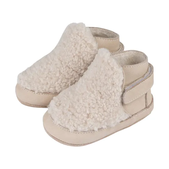 Baby Dutch Teddie Babyboots - Natural