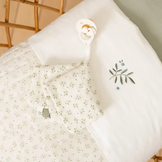 Little Dutch Wieglaken - 70 x 100 cm - Blueberry Leaves