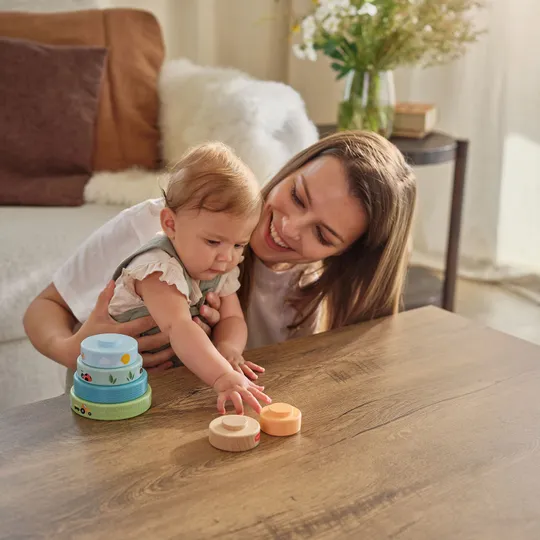 Tiny Love Farmers Funday Stapeltoren - Hout