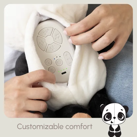 Tiny Love Snuggly Buddy Panda - Zwart / Wit