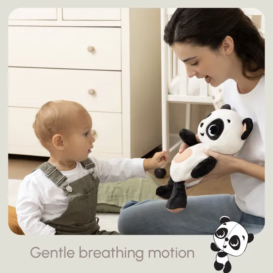 Tiny Love Snuggly Buddy Panda - Zwart / Wit