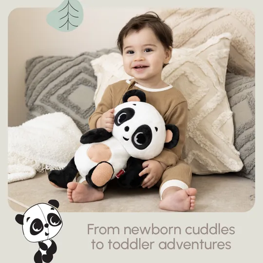 Tiny Love Snuggly Buddy Panda - Zwart / Wit