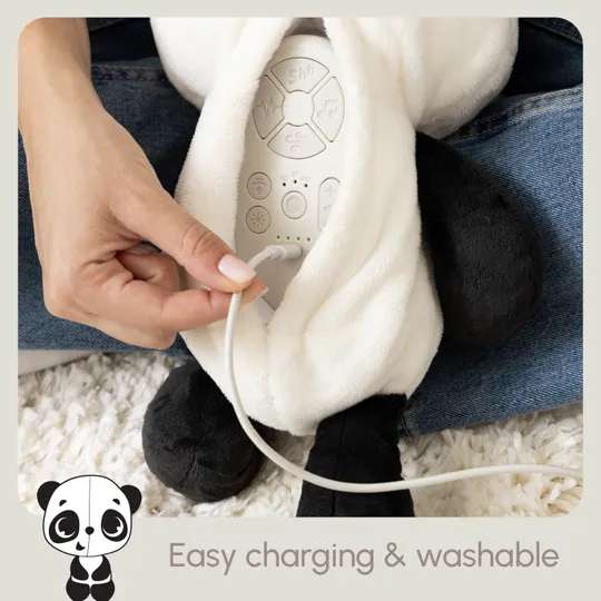 Tiny Love Snuggly Buddy Panda - Zwart / Wit