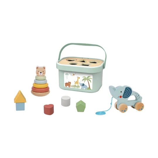 Tooky Toy 3 in 1 Activiteiten Box - Hout