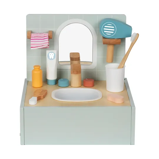 Tooky Toy Badkamer Speelset Mini - Hout