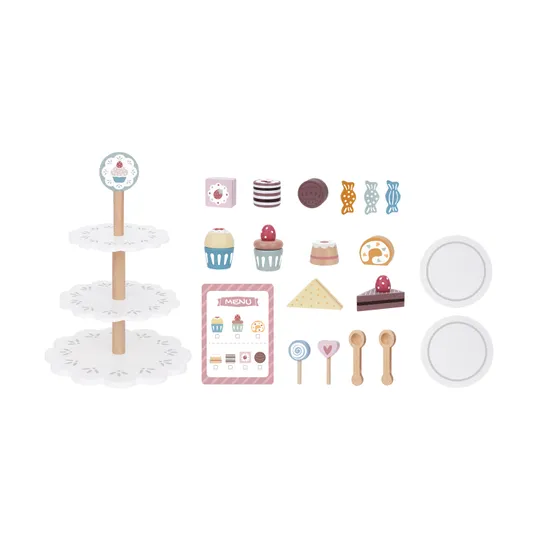 Tooky Toy Toetjes Etagère - Hout