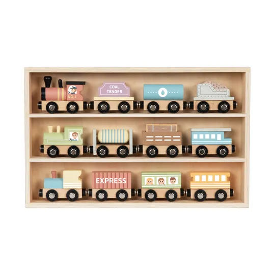 Tooky Toy Treinset - Hout