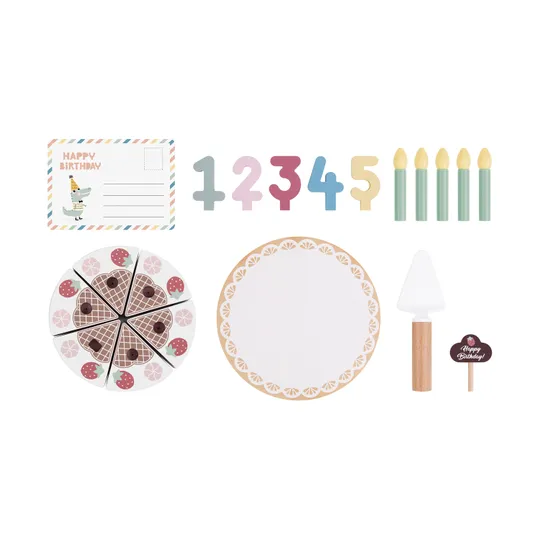 Tooky Toy Verjaardagstaart - Hout