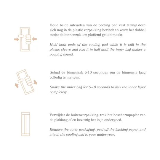 Nurture by Mama Verkoelend Kraamverband - 4 Stuks