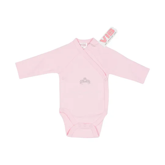 VIB Romper - Je suis une petite princesse - Roze/Zilver