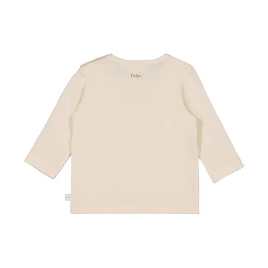 Feetje Fall Favorites Longsleeve Shirt - Maat 50 - Offwhite