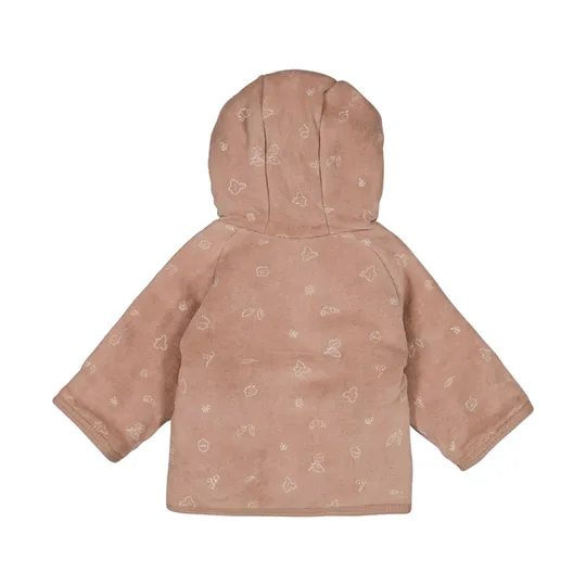 Feetje Fall Favorites Omkeerbaar Jasje Velours Met Capuchon - Hazelnoot