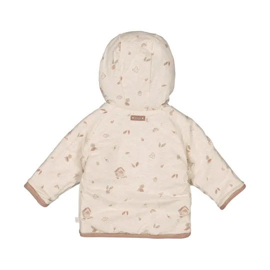 Feetje Fall Favorites Omkeerbaar Jasje Velours Met Capuchon - Hazelnoot