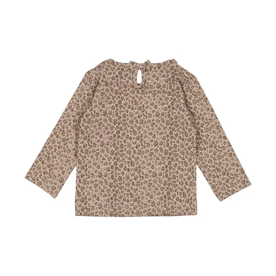 Feetje Better Together Longsleeve Print Shirt - Taupe Melange