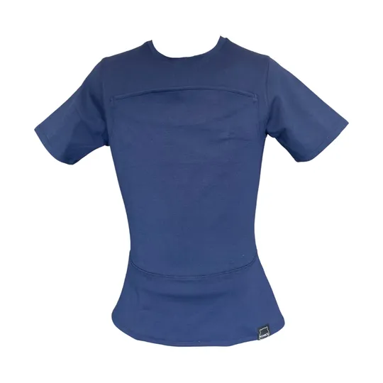 Womboo Buidelshirt Man Donkderblauw S