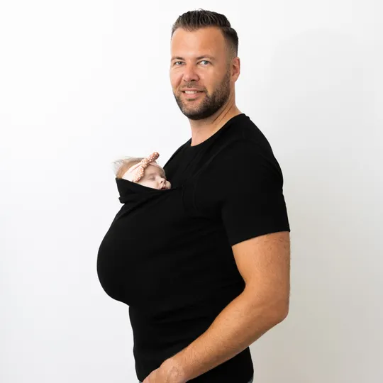 Womboo Buidelshirt - Man - Zwart