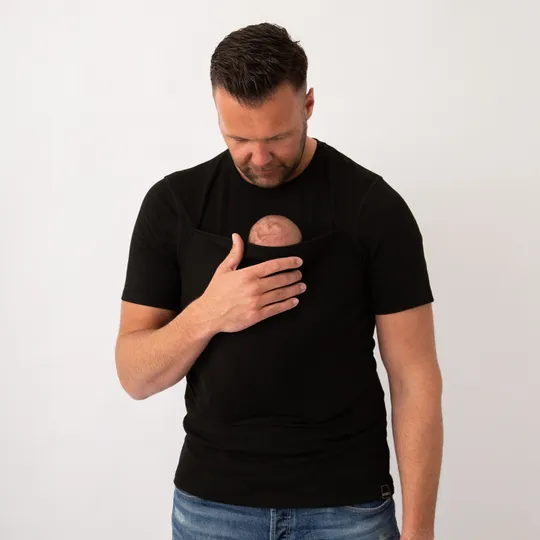 Womboo Buidelshirt - Man - Zwart