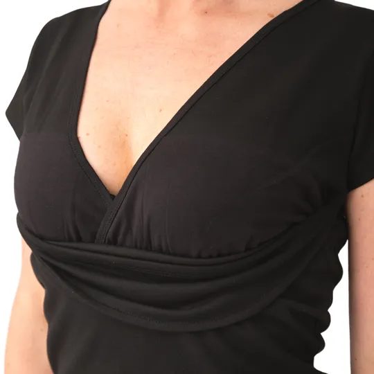 Womboo Buidelshirt - Vrouw - Zwart