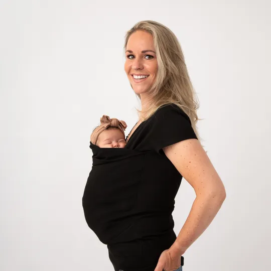 Womboo Buidelshirt - Vrouw - Zwart