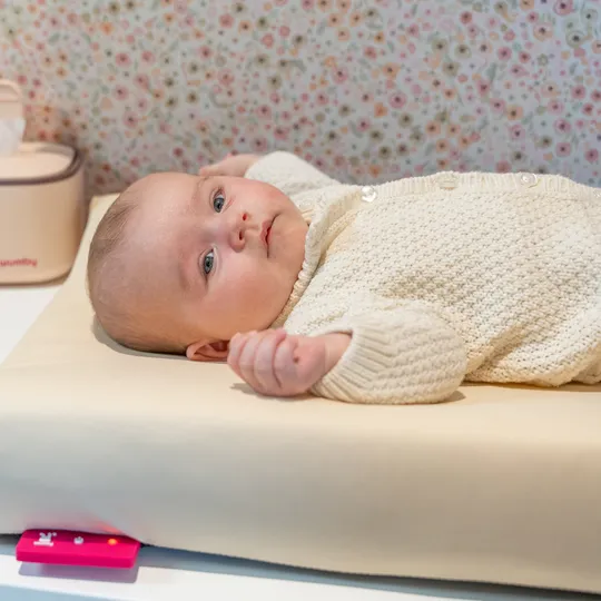 Wumby Verwarmd Aankleedkussen - Vanilla