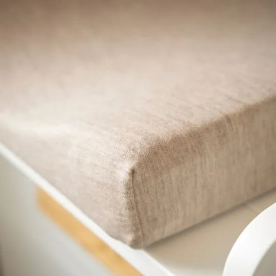 Baby’s Only Aankleedkussenhoes – Merino Fine Meadow Sand