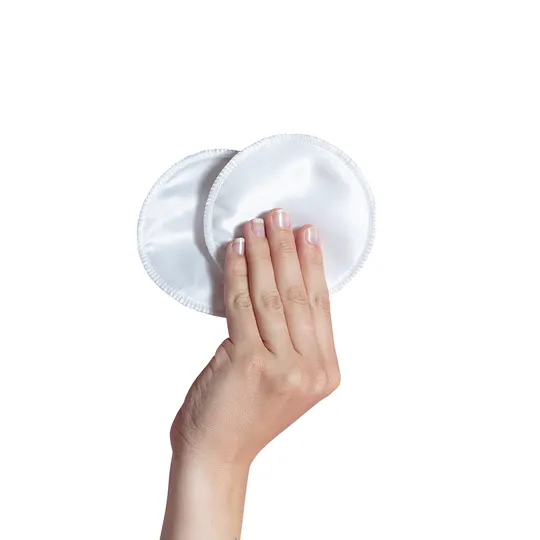 Carriwell Wasbare Zoogcompressen - Zijde - 6 Stuks - Wit