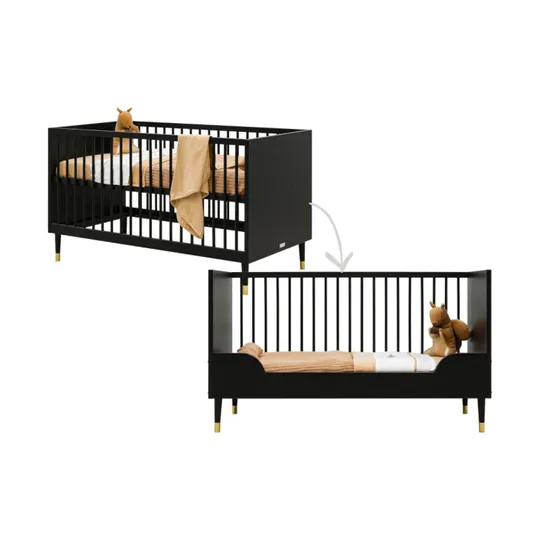 Bopita Bedbank 70-140 Chloë Mat Zwart